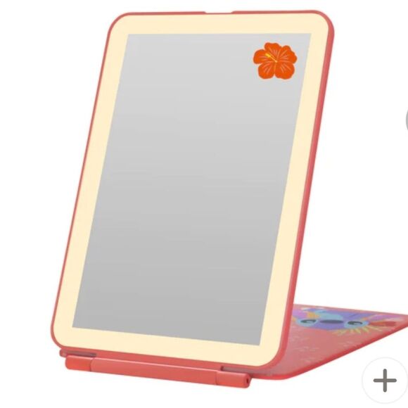 Impressions X Disney's Lilo & Stitch Touch Pad Mini Tri Tone LED Makeup Mirror - Picture 3 of 9
